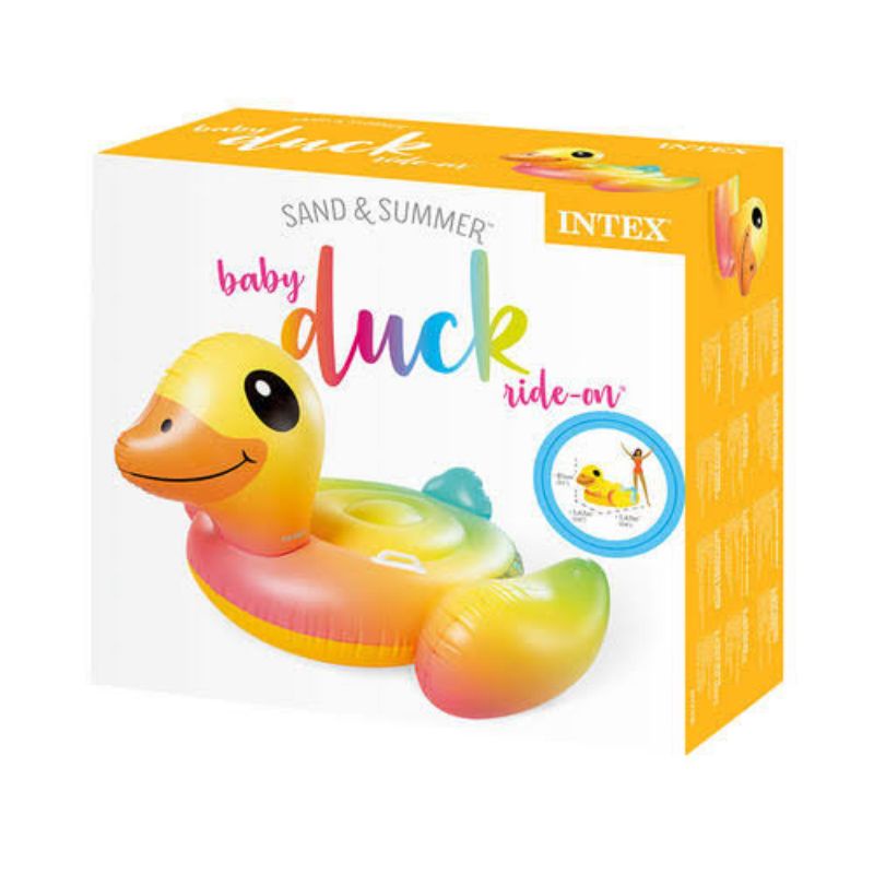 Intex 57556 Yellow Duck Ride-On