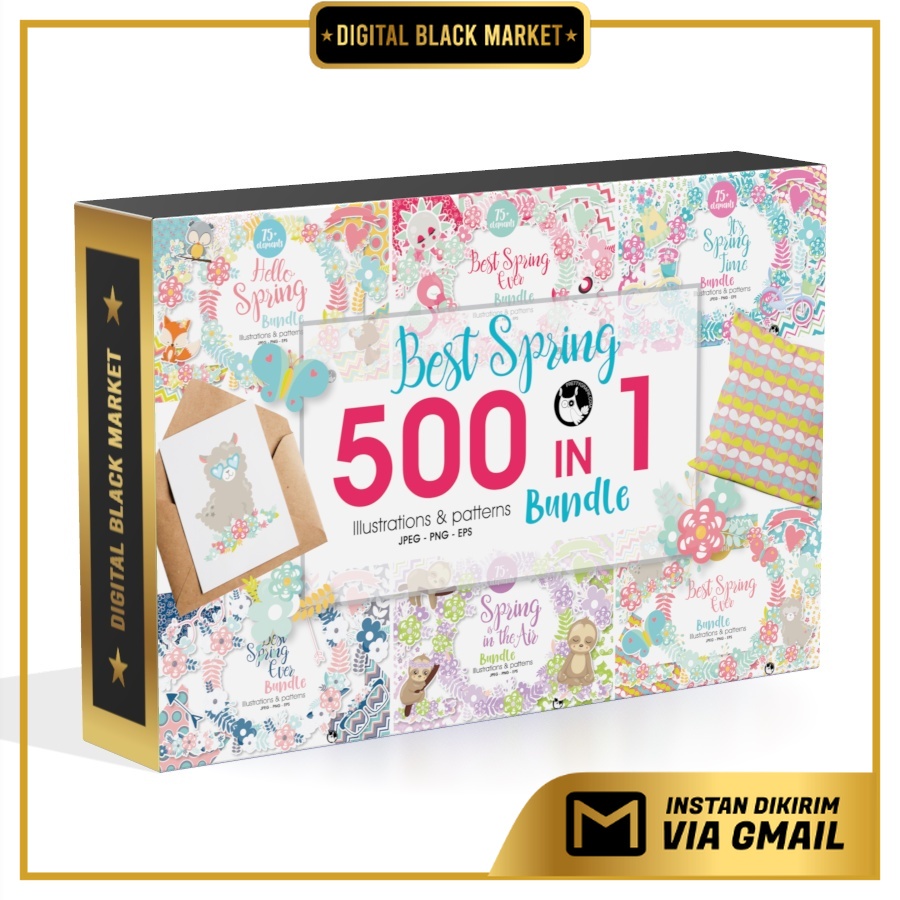 Mega Spring Bundle 500 In 1 - Vector Designs