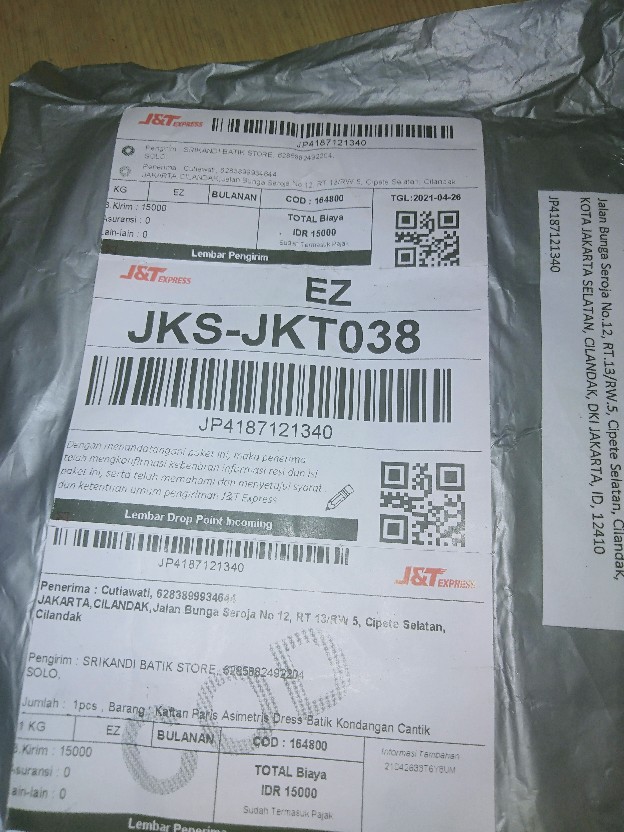 Kaftan Paris Asimetris Dress Batik Kondangan Cantik Anggun Gaun Batik Premium Ori Batik Solo