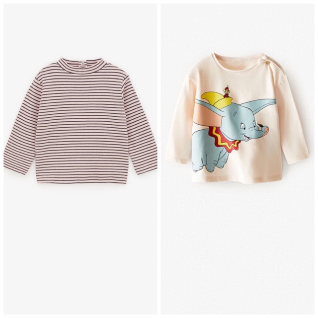 ZARA - Striped t-shirt & Dumbo T-shirt