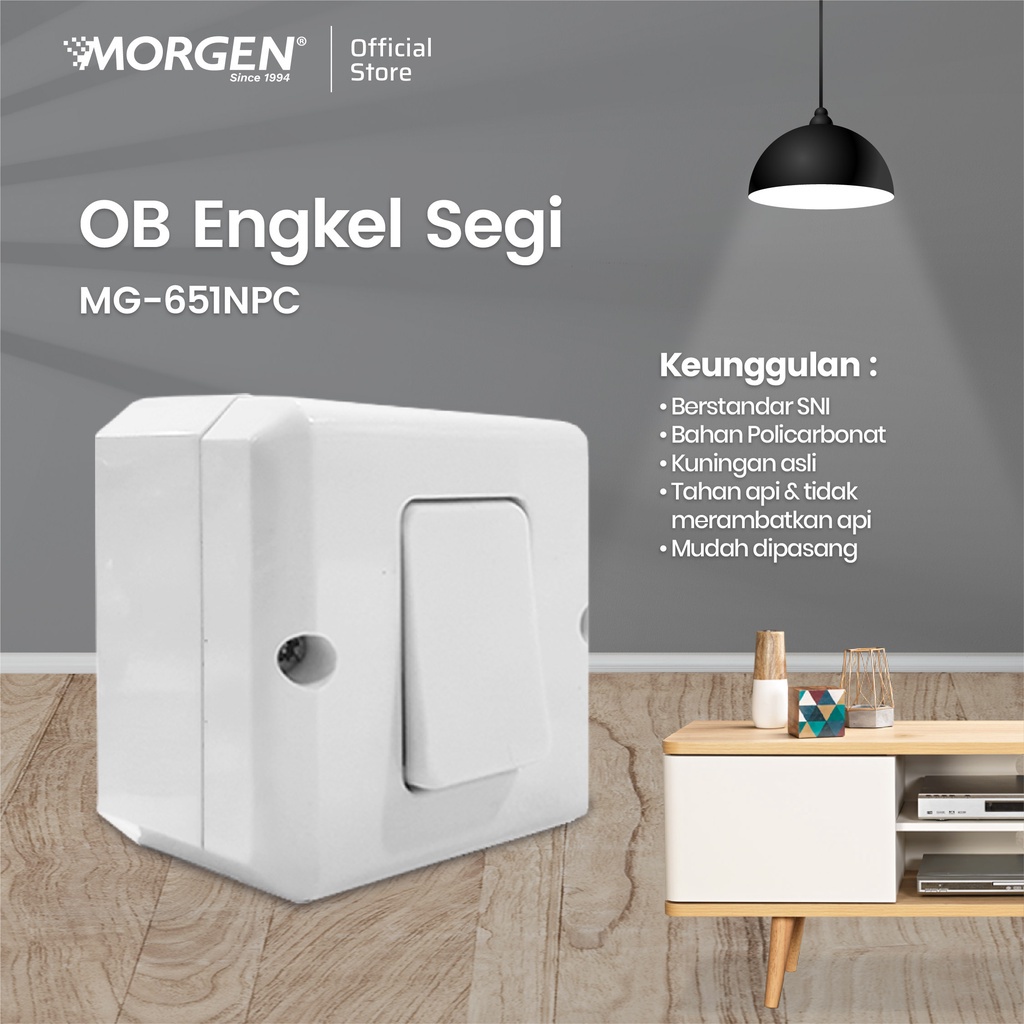 MORGEN OB OUTBOUND MG 650NPC STOP KONTAK ARDE, 651NPC SAKLAR ENGKEL, 652NPC SAKLAR SERI 650 651 652