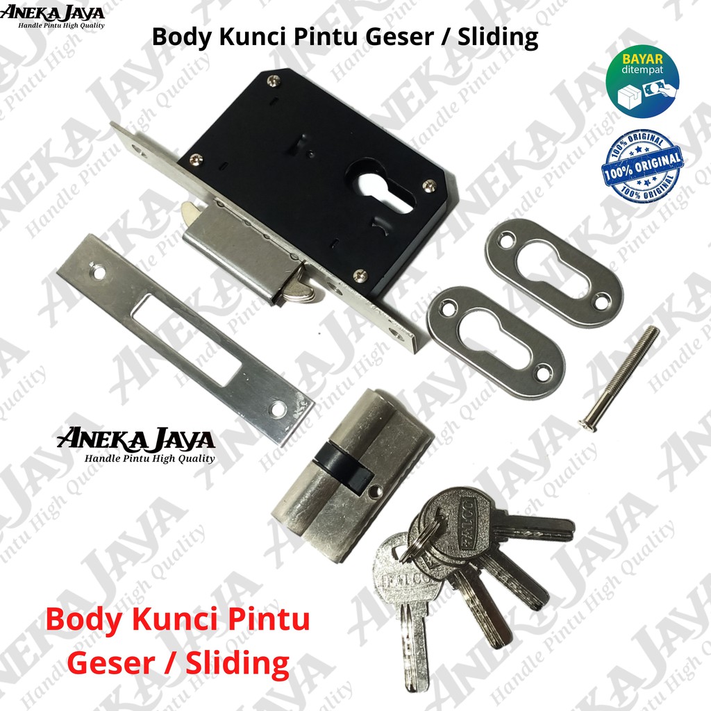 Body Kunci Pintu Geser /  Body kunci Sliding / Original Bagus Murah Berkualitas