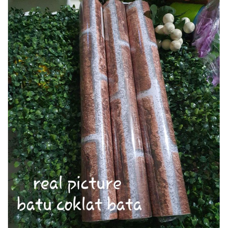 Wallpaper Sticker motif Batu Bata