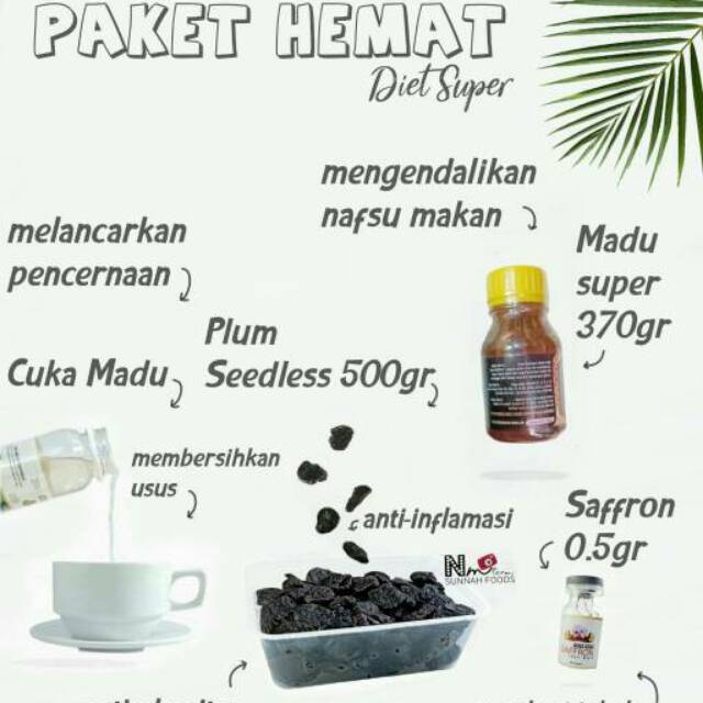 

Paket Diet Super Plum Seedless