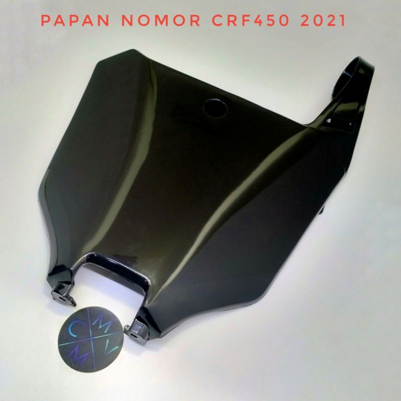 PAPAN COVER PLAT NOMOR CRF 150 MODEL CRF 250 / 450 2021 / 2017 PLATE NUMBER CRF 150 SRX