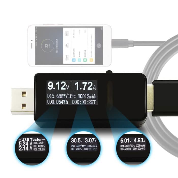 Dijual Digital USB Tester Voltase & Ampere Diskon