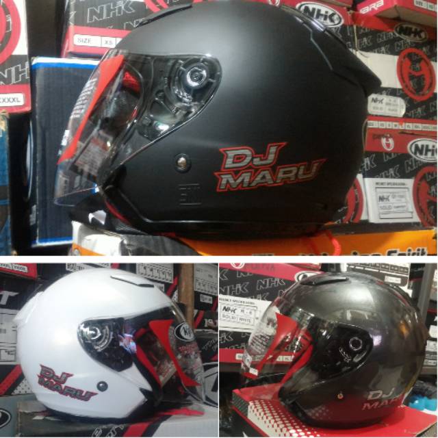 Helm kyt dj maru helm kyt half face