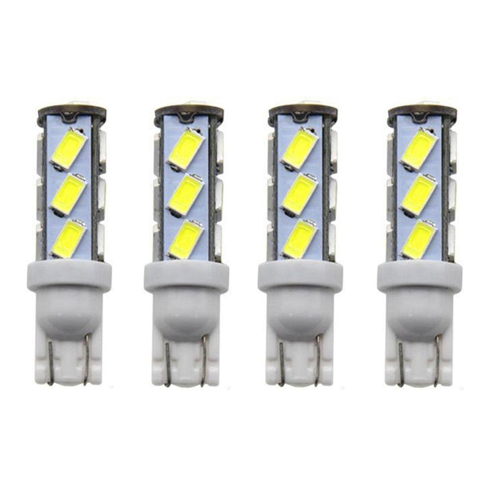 Preva 4Pcs/Set Lampu Plat Lampu Bohlam Super Terang 12V COB LED Dome Map