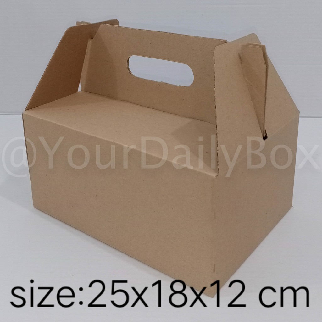 

[isi 10 pcs] Dus Kue / packing kue / Gable Box uk 25x18x12 cm untuk Makanan / Kue