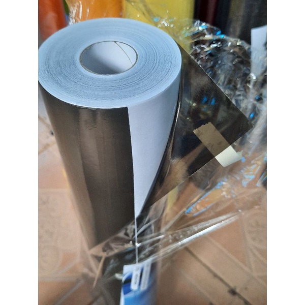 hitam transparan 1 roll 45 cm * 15 meter profix skotlet transparan hitam smoke stiker motor