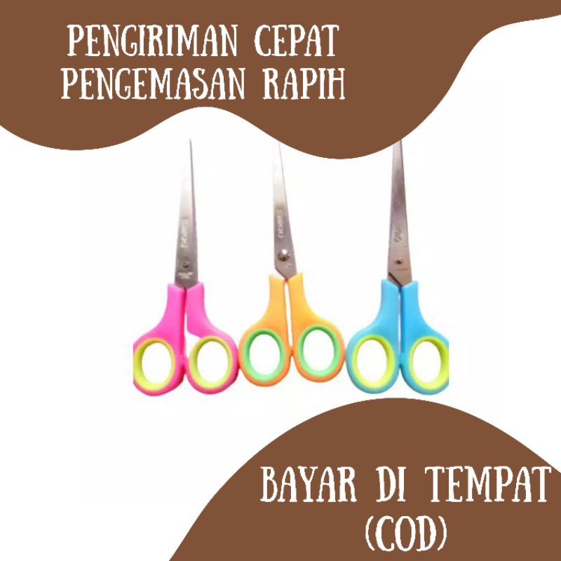 

( 4PCS ) GUNTING EMIGO KECIL WARNA WARNI FREE 1 PCS