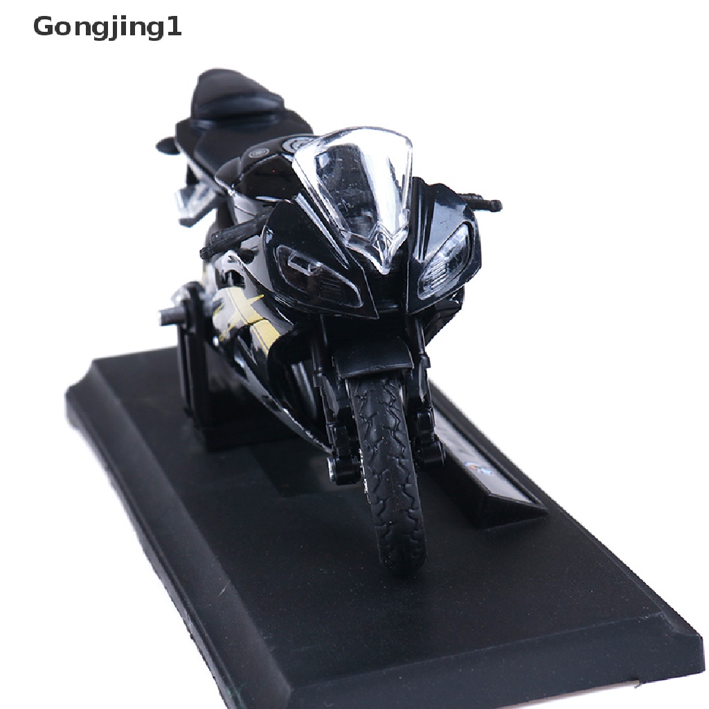 Gongjing1 Miniatur DIECAST Motor Yamaha YZF-R6 YZF R6 Skala 1: 18 Warna Biru Untuk Mainan