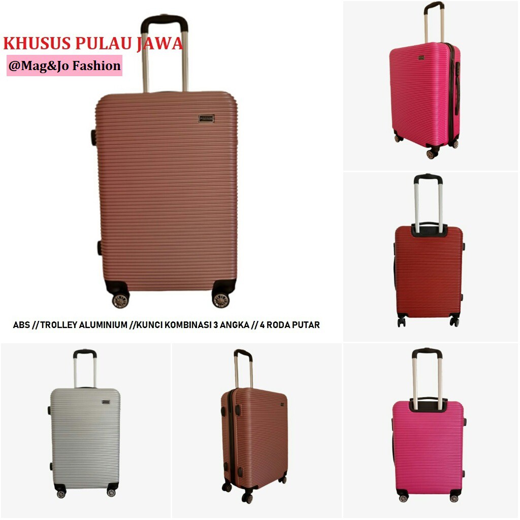 Koper Travel PALING MURAH 24 inch ABS Hardcase Robert Ansell new 2032, 4 roda putar