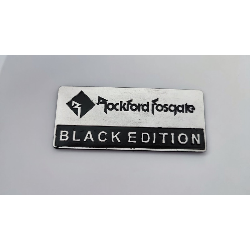 Emblem Logo Rockford Fosgate Black Edition