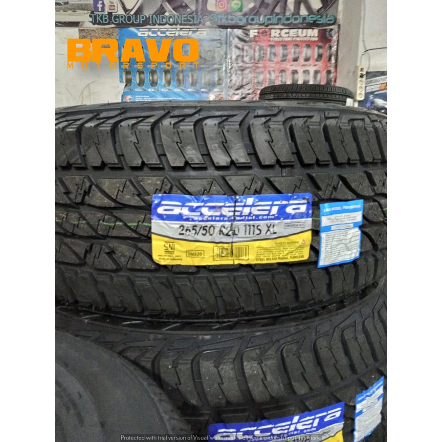Ban Mobil Ring 20 Accelera Omikron A/T 265 50 R20 Pajero Fortuner Mux Semi Offroad AT R 20
