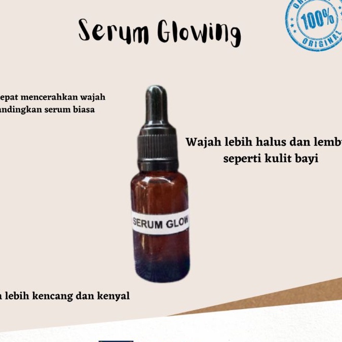 Serum Glowing Racikan Farmasi (botol pipet)