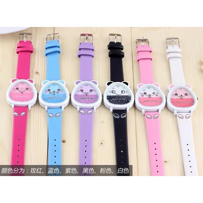 COD READY  JAM TANGAN ANAK MAHASISWA YANG IMUT DAN LUCU WATCH PERERMPUAN JAM TANGAN MURAH CEWEK A01