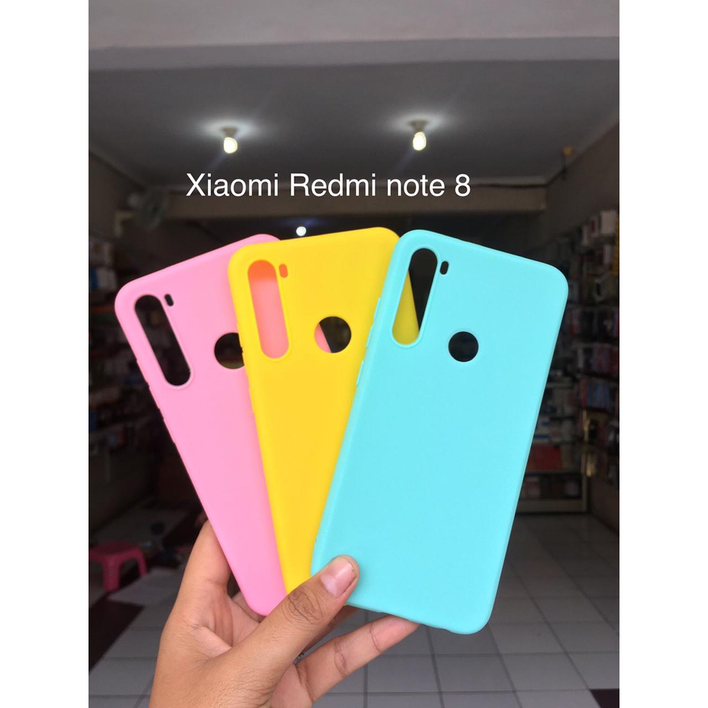 SILIKON CASE CANDY REDMI NOTE 8