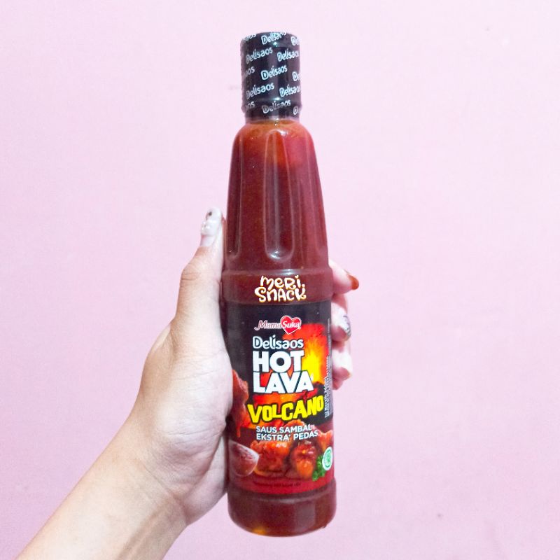 

Mamasuka Delisaos Hot Lava Volcano 260ml / Saus Sambal Extra Pedas / Mama Suka