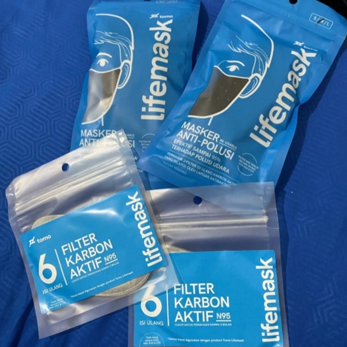 Refill Filter Masker Tomo Lifemask - isi 6