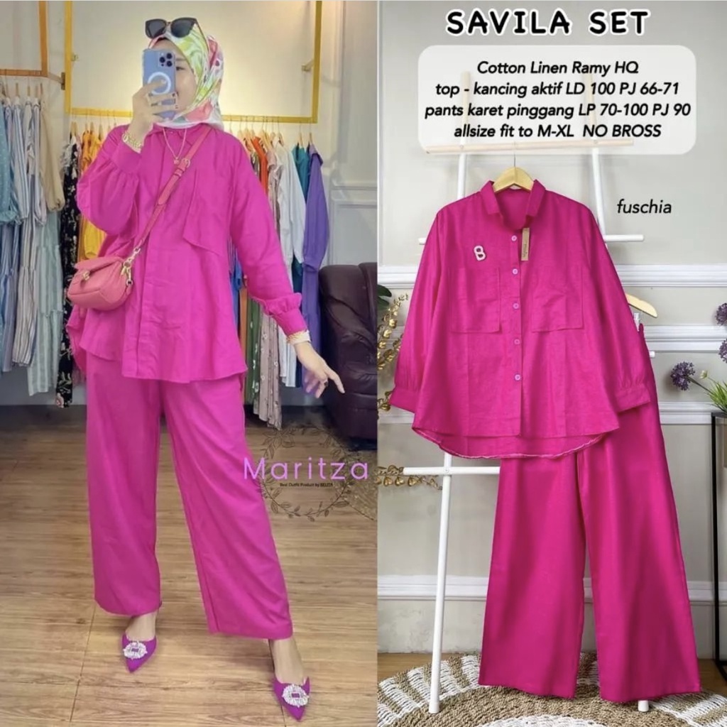 Diana set / Savila set ( top + pants )