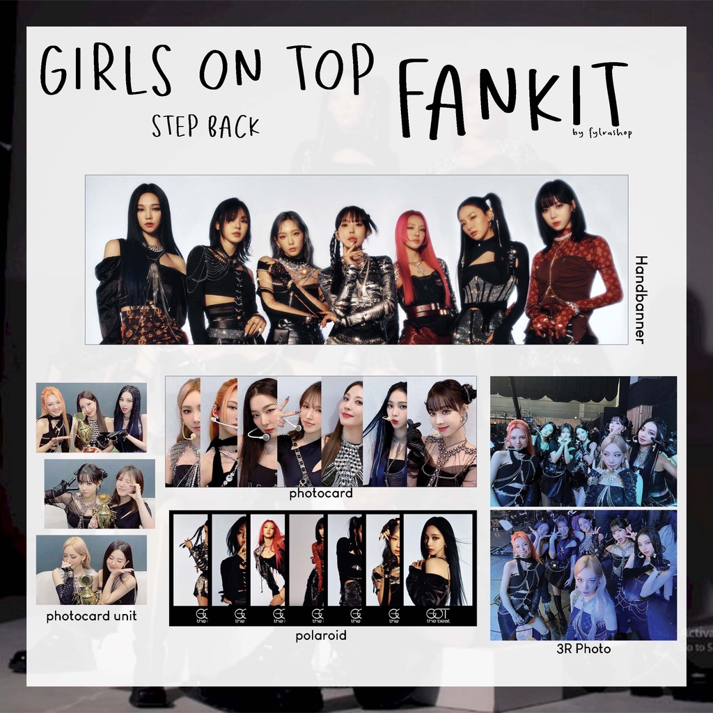 [ PAHE ] PAKET FANKIT / HEMAT GIRLS ON TOP GIRL STEP BACK GOT