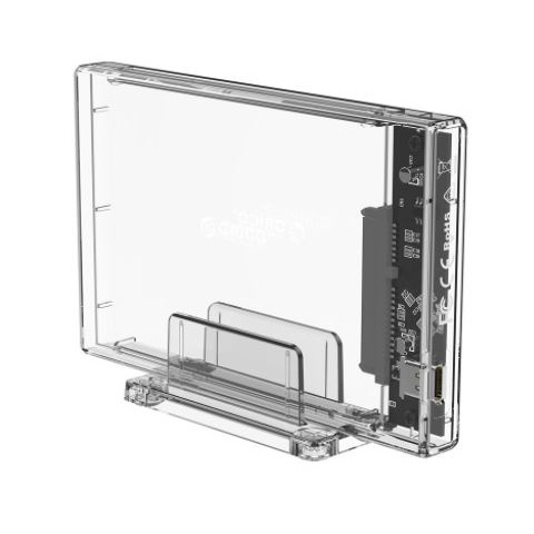 Hdd Ssd enclosure Orico 2.5 sata Type-c 10Gbps transparent 2159c3-g2 - Casing harddisk external transparan 2159-c3