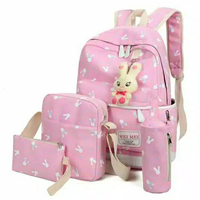 BACKPACK PLAYBOY/TAS RANSEL CEWEK ANAK SEKOLAH