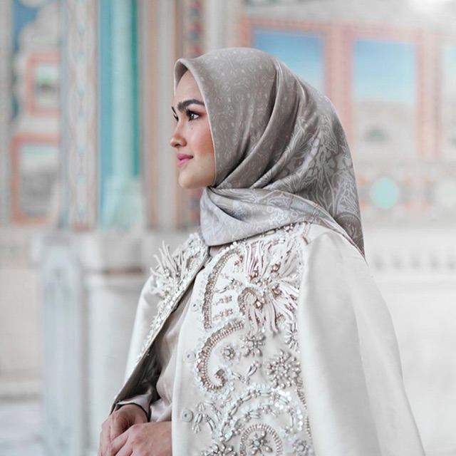 Buttonscarves Maharani Voal Square - Khaki (New)