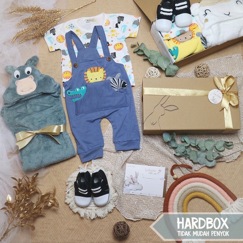 LIO040 Boys Hello Baby Hampers 0-12 months/ Hampers bayi newborn/ Kado bayi/ baby boys gift set