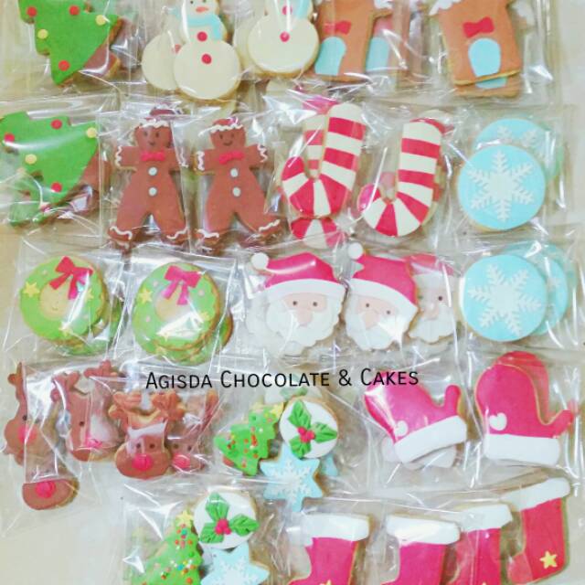 

Cookies hias custom natal chistmas