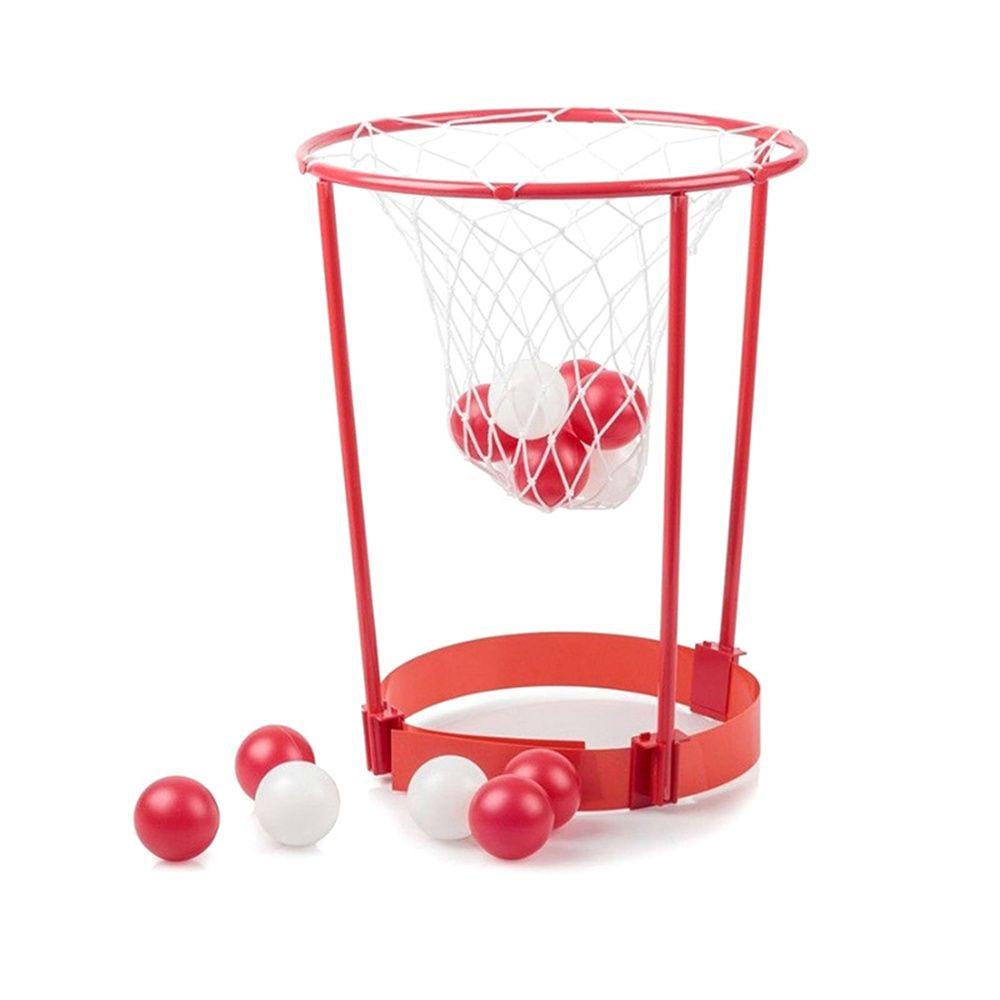 Nickolas1 Bando Hoop Basket Lucu Dengan 20bola Mainan Luar Ruangan Head Ball Game Catching Basket