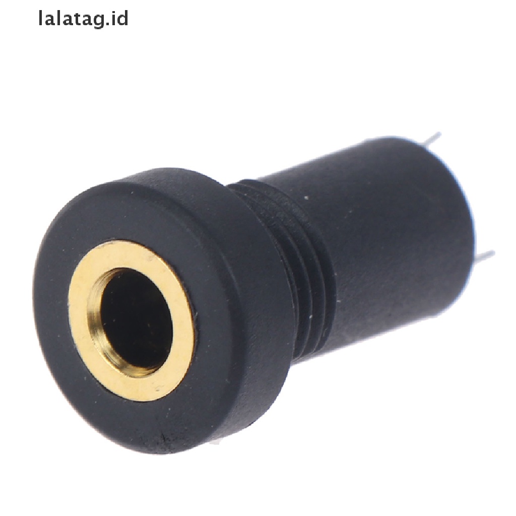 (Flyag) Soket Jack Audio 3.5MM 3 Pole Warna Hitam