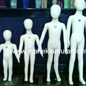 Patung Full Body Busa Anak/Manekin Busa Anak/Manekin Foam Usia 5 Tahun
