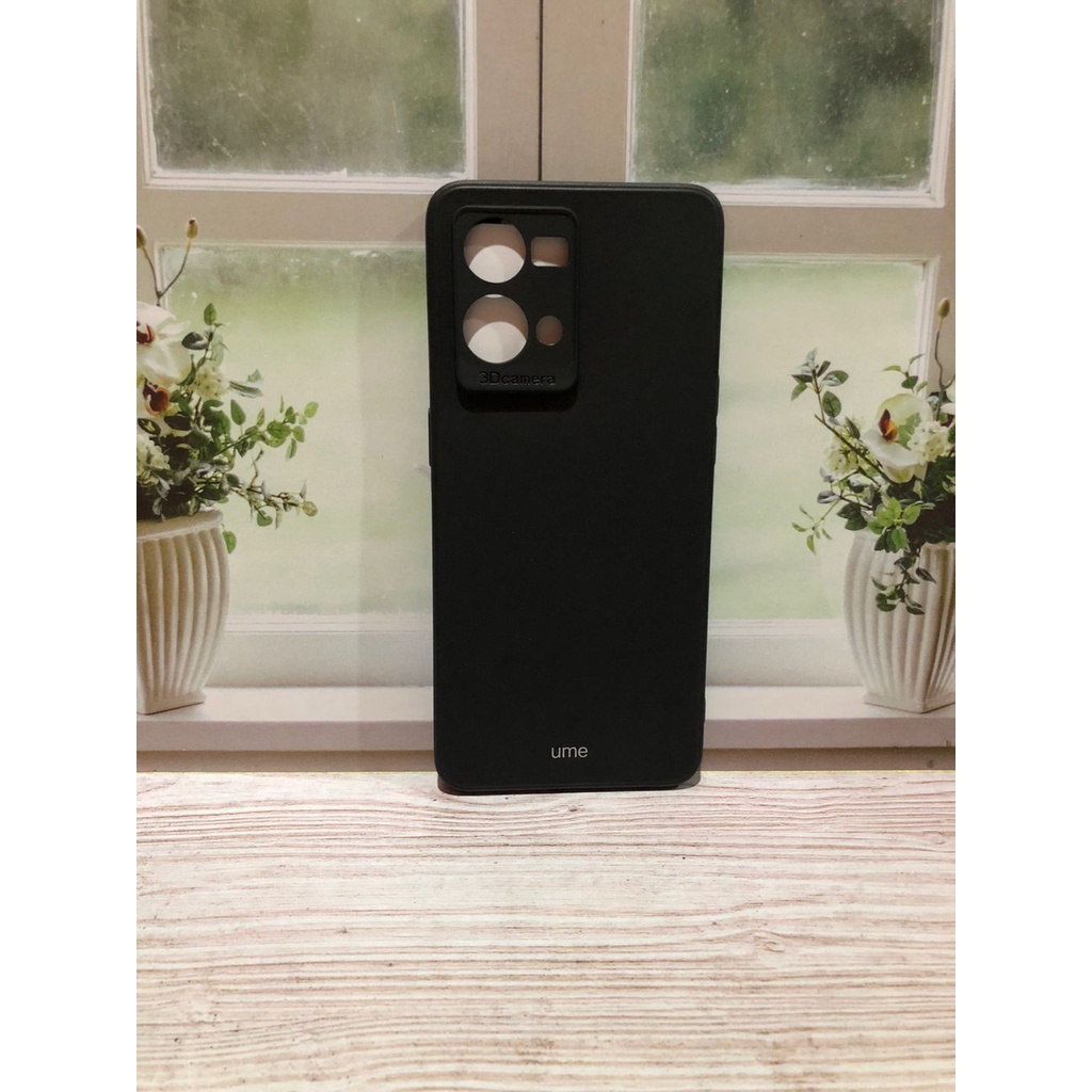 CASE OPPO RENO 7 4G SOFTCASE SILIKON BLACK DOVE PROTECTION