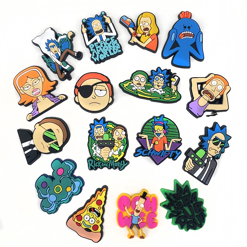 Gelang Desain crocs 16kinds Bahan PVC Untuk Hadiah Ulang Tahun Anak Laki-Laki Dan Perempuan Charms