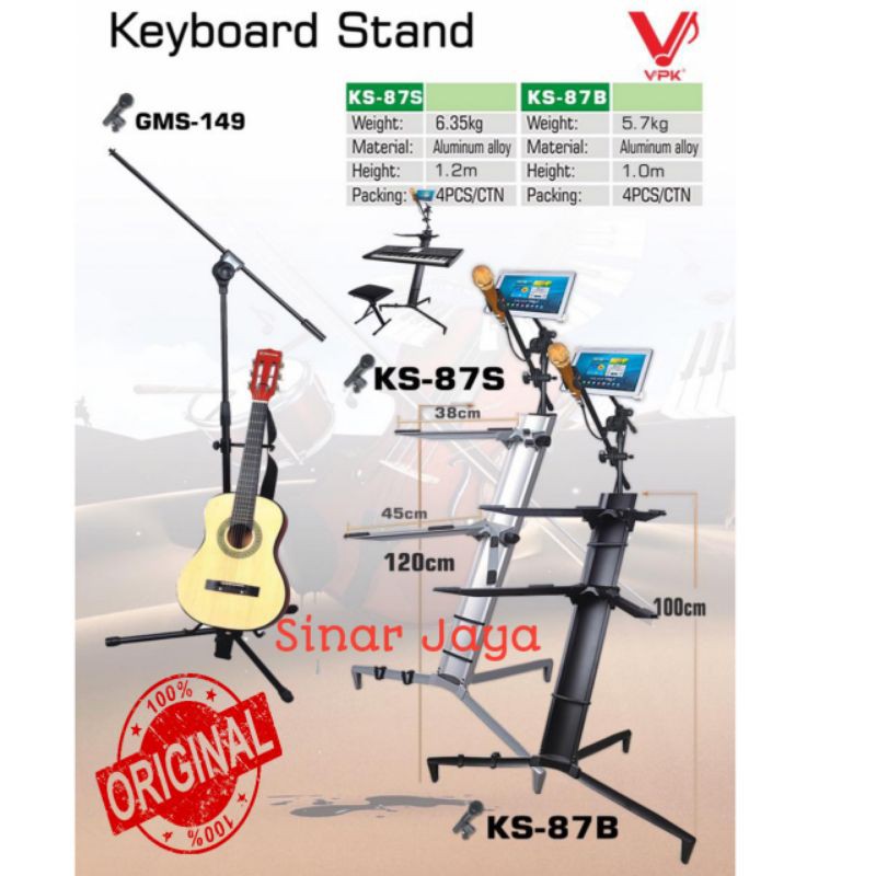 Stand Keyboard 2 susun VPK KS87S