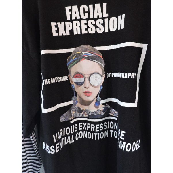 Facial Expression Comme Ca Long Sleeve Tee Second Branded Original