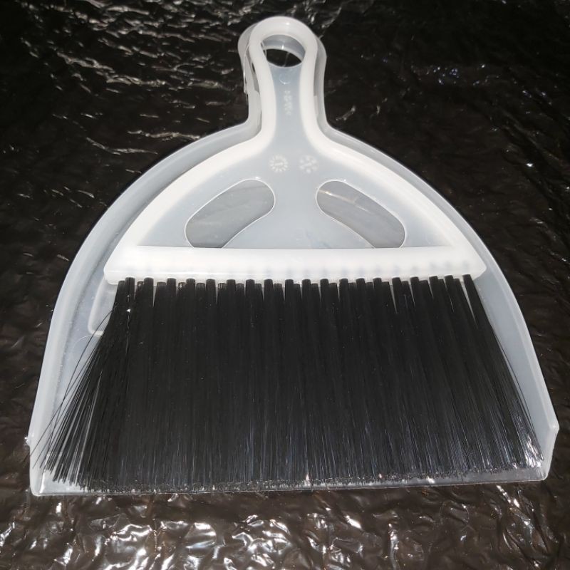 Set Pengki & Sapu Mini IKEA Warna Putih Bening