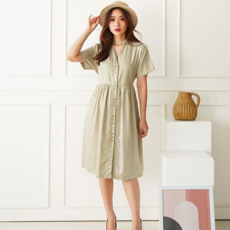 HB.FASHION SILLA DRESS - DRESS WANITA