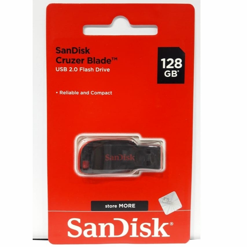 SanDisk Cruzer Blade 128GB CZ50 Flashdisk Original