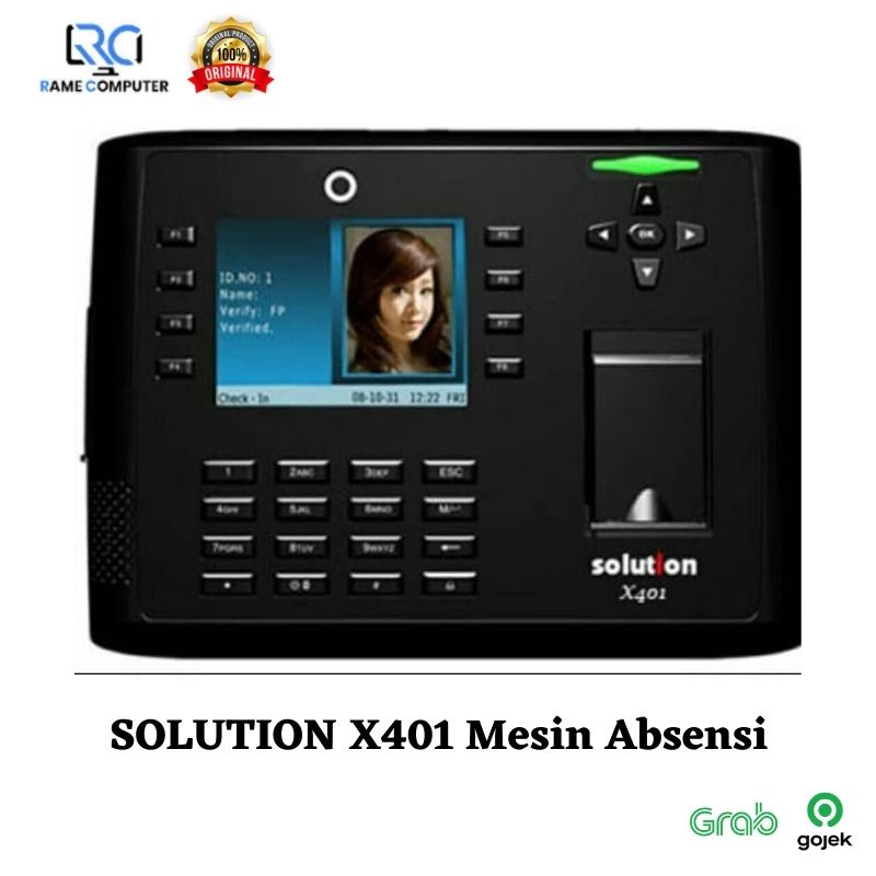 Mesin Absensi Solution + Access Door X401 Fingerprint