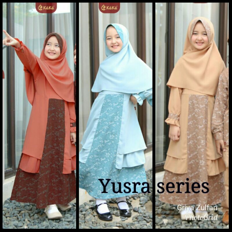 GAMIS ANAK KEKE - YUSRA SERIES
