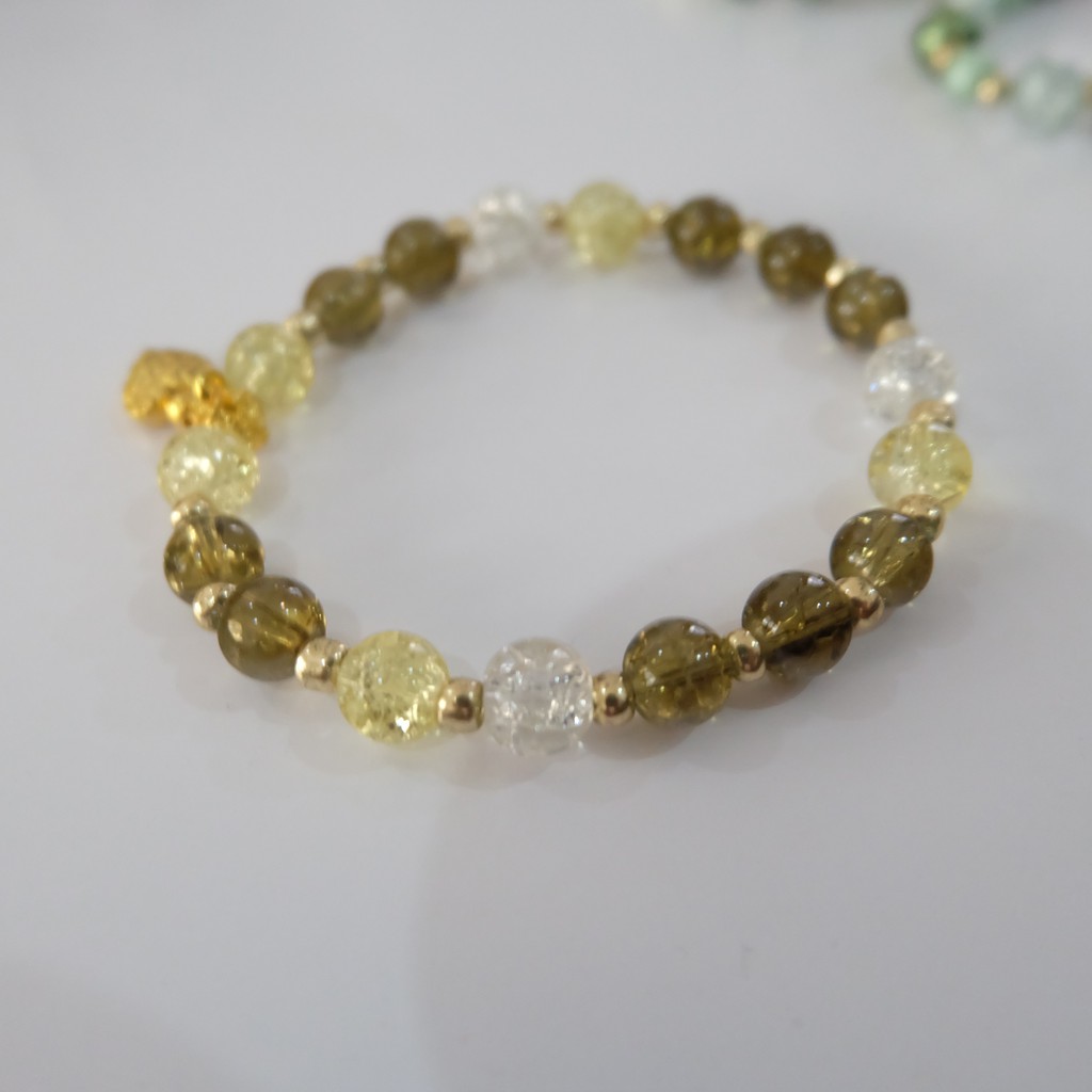 

Gelang Batu Coklat Bening (1829-G) - Free Gift Box & Card