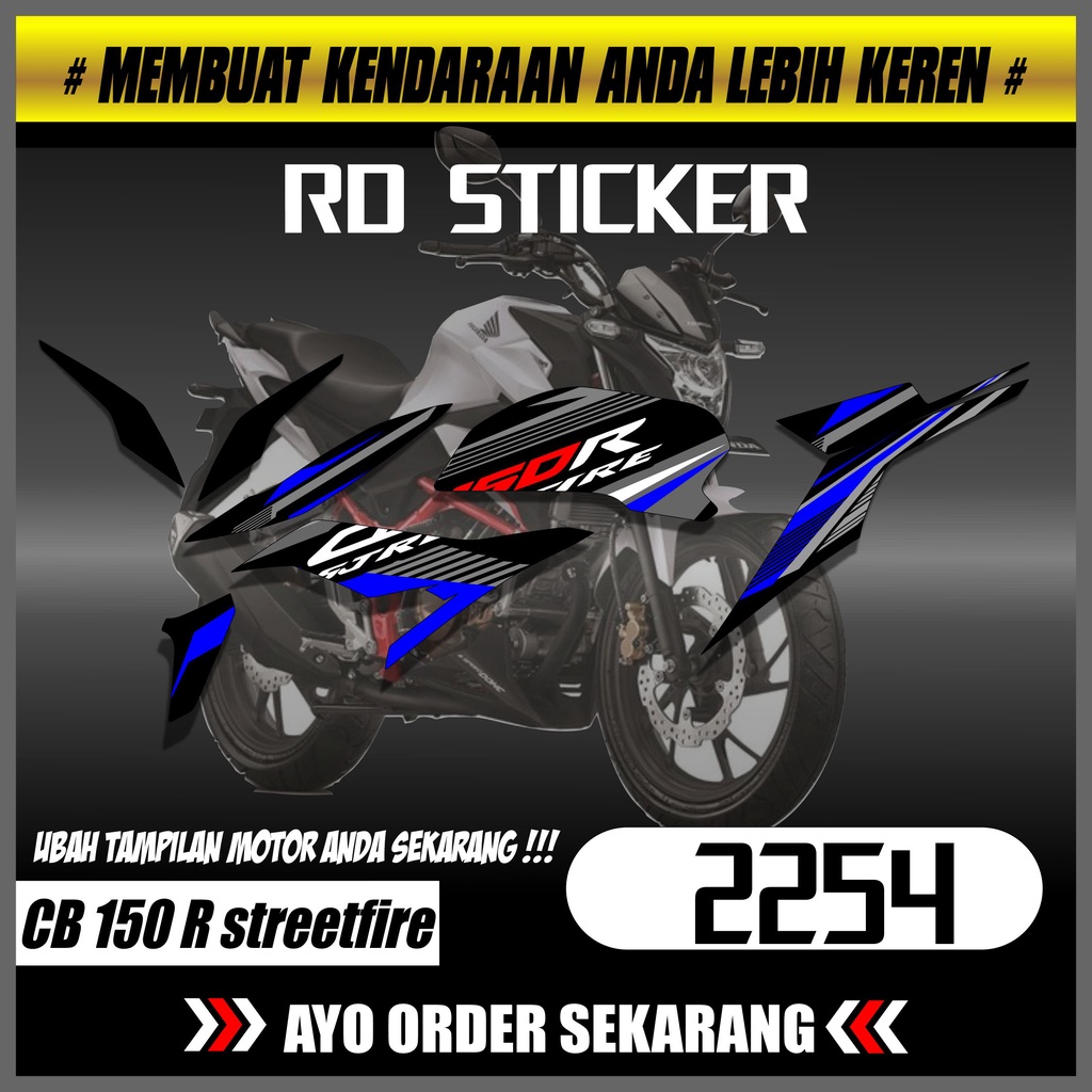 Striping CB 150 R streetfire Striping CB 150 R streetfire Decal Motor CB 150 R streetfire striping C