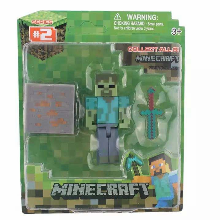 MOMBABY1 Rare edition Figure Minecraft edisi ketiga / Topper cake kue Minecraft