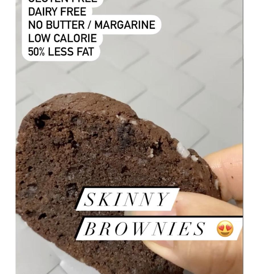 

[PROMO 7PG63] Skinny Brownies Gluten Free - Dairy Free, No Refined Sugar, No Butter / Margarine, Less Fat Best Seller