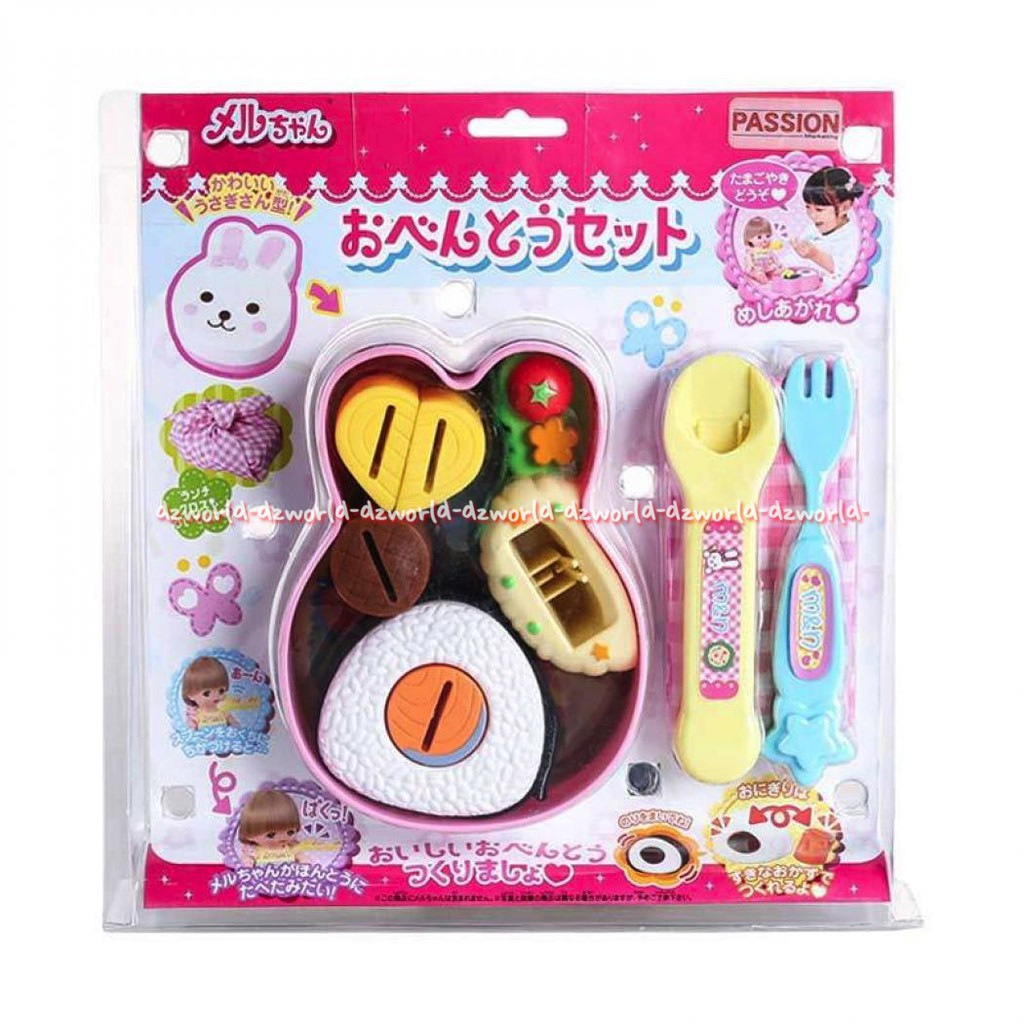 Mell Chan Mellchan Lunch Box Mainan Anak Meal Makanan Boneka Aksesoris Boneka Melcan