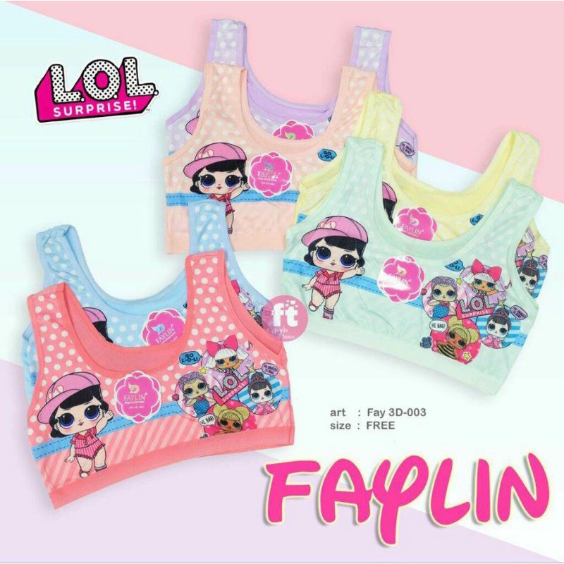 FAYLIN | Miniset Anak Pelajar / Sablon 3D LOL / art Fay LOL