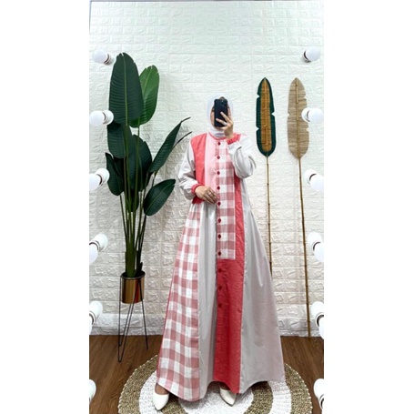 GAMIS KATUN KOMBINASI SYAINA BY S-MUT